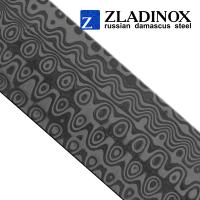 Дамасская сталь ZLADINOX ZD-0803 (узор "капля")