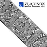 Дамасская сталь ZLADINOX ZD-0803 (узор "большая роза")
