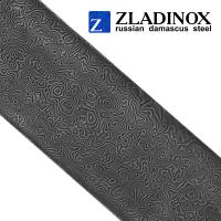 Дамасская сталь ZLADINOX ZD-0801 (узор "дикий") - торговая марка Zladinox