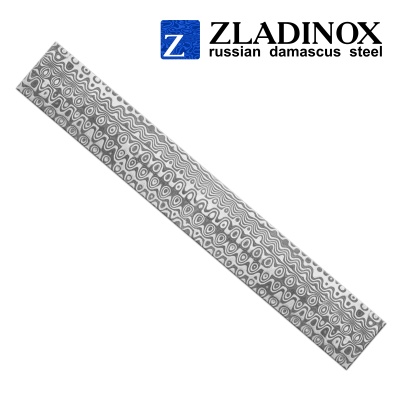 Дамасская сталь ZLADINOX ZDI-1416 (узор "капля") - торговая марка Zladinox